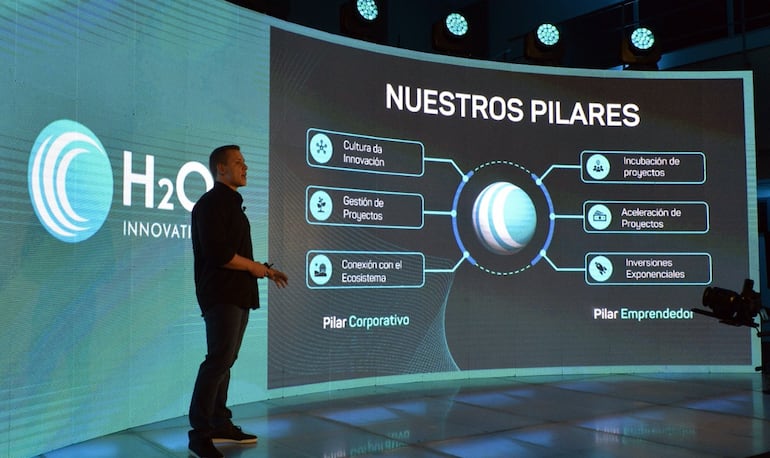 Squad multidisciplinar reunido planejando estratégias de inovação